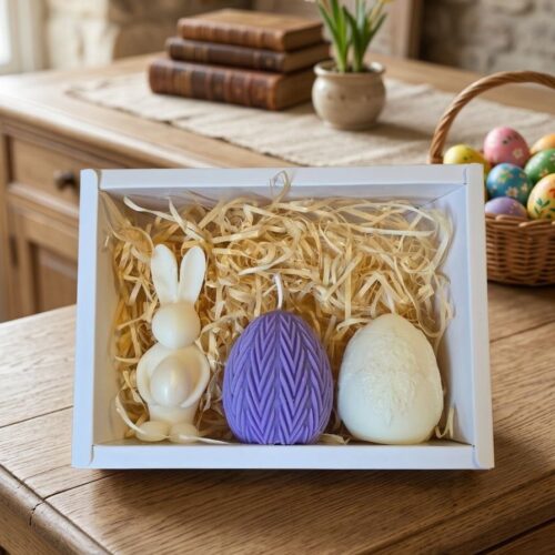 Набір свічок "Великодній / Кролик та яйця" Solodka 3 шт