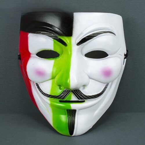 Маска карнавальна Гая Фокса "Анонімус" кольорова