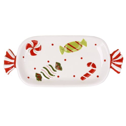 457f971b-e895-4d61-a59c-ed0cb566342a.jpg Блюдо керамічне у формі цукерки 31.2*13.3*2.9 см