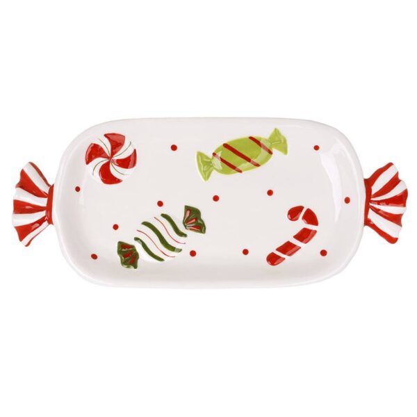 Блюдо керамічне у формі цукерки 31.2*13.3*2.9 см