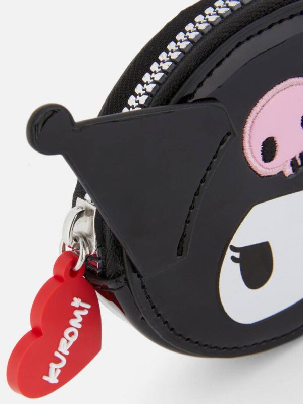 Гаманець дитячий "Kuromi" Primark лакований чорний