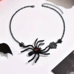 Намисто/ Чокер на Хелловін "Павук" чорний з червоним