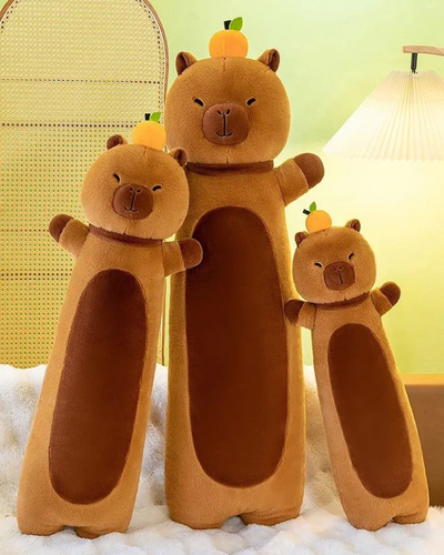 М'яка Іграшка-Батон "Капібара" 90 см подушка-обнімашка