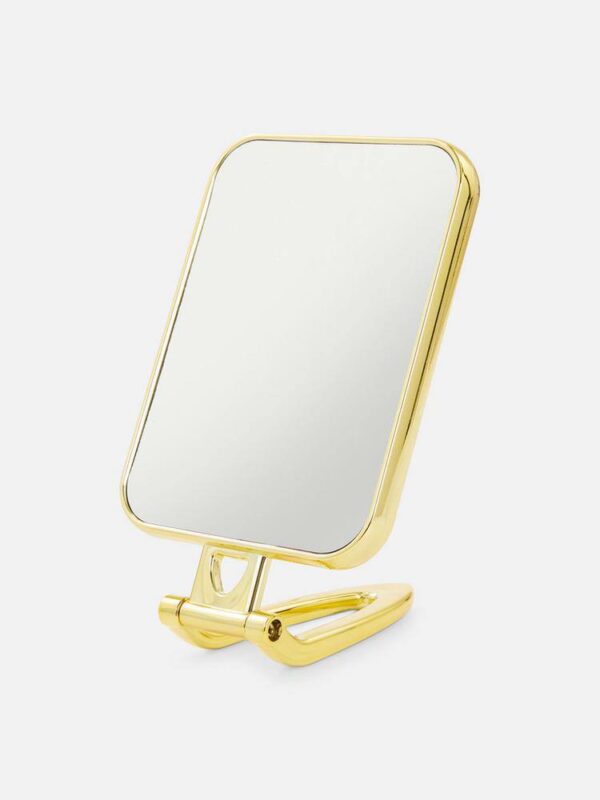 Дзеркало косметичне настільне Primark двостороннє золоте