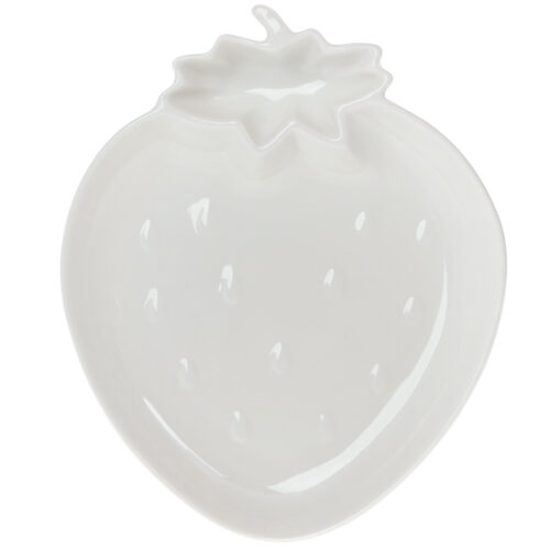 47872e3f-7e32-469d-b947-2a2026eee426.jpg Блюдо порцелянове "Полуниця" білий 20 см