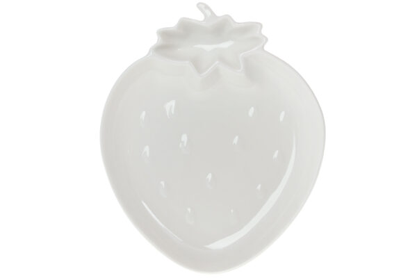 47872e3f-7e32-469d-b947-2a2026eee426.jpg Блюдо порцелянове "Полуниця" білий 20 см