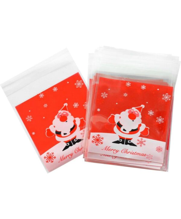 Пакет подарунковий ПВХ (10*10 см) “Новорічний”