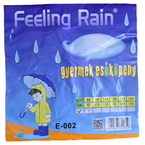 Дощовик дитячий Feeling Rain ПВХ 6-14 років білий