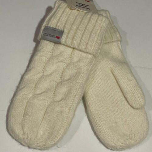 Рукавиці-варежки "Косичка" Primark білі молочні