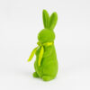Фігурка "Зайчик" 23 см з флоковим напиленням зелений