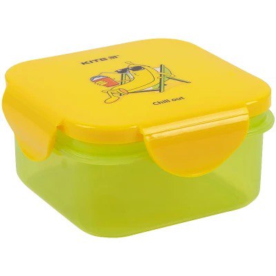 4acdc430-9510-4bf1-8bd9-f59b2c4425bd.jpg Ланч-бокс Kite "Chill out" квадратний 370 мл