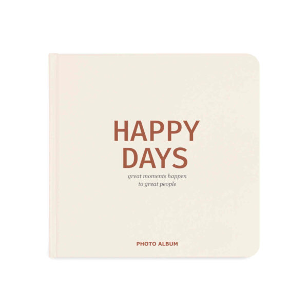 Фотоальбом квадратний "Happy Days" білий Orner