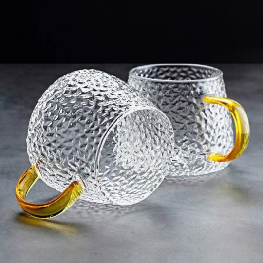 4cafb6a1-ce4e-4271-9bf4-8f2fb4d61e5a.jpg Чашка скляна "Нектар" рельєфна 400 мл