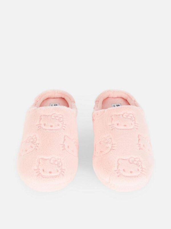 Тапочки-сабо жіночі "Hello Kitty" Primark з гравіюванням рожеві