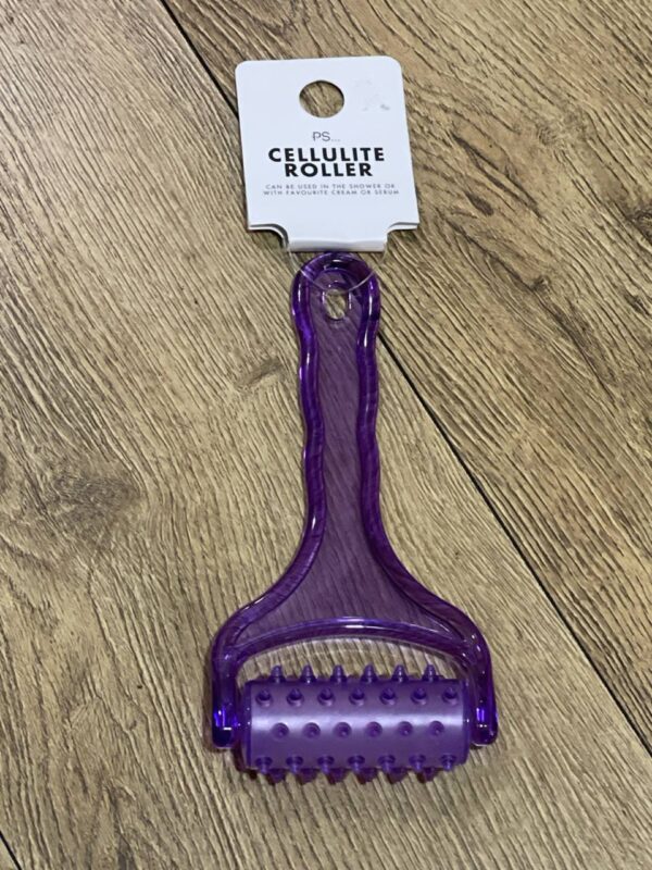 Масажер для тіла/ антицелюлітний Primark "Celulite Roller" рожевий/фіолетовий