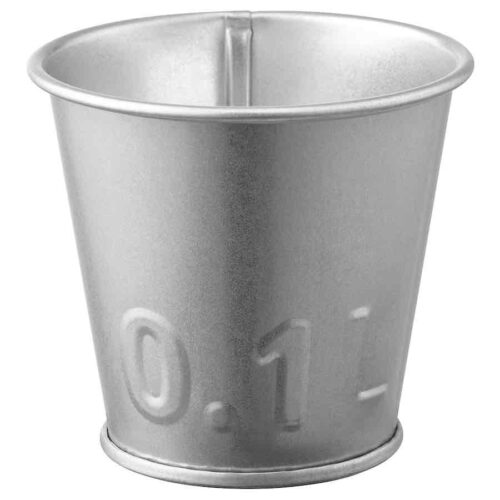 Горщик металевий «Відерце» AKEBAR IKEA 0.1L 6 см