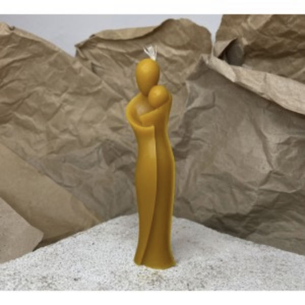 Свічка воскова 5C "Обійми" d 2,3 13,5 см