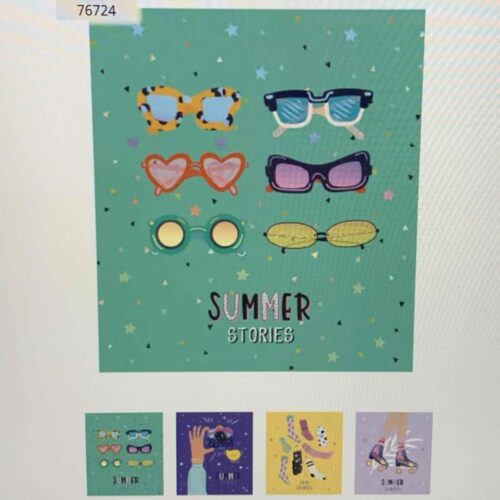 Зошит уч. Genius "Mood stories" голограф. тисн 12 арк/лінійка