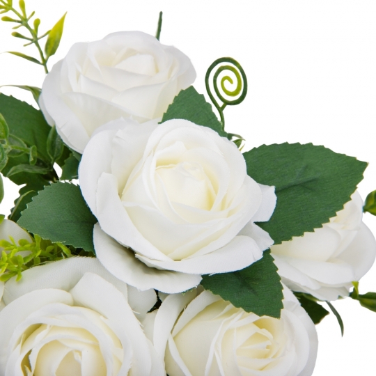 Штучний букет "Інес" білий 30 см