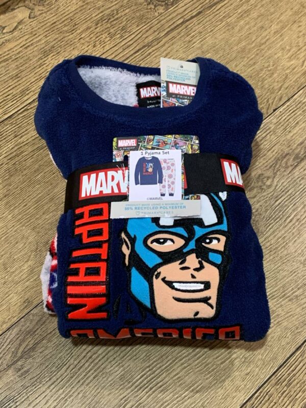 Піжама дитяча Primark "Marvel/ Captain America" флісова пухнаста