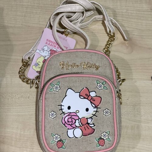 Сумочка для телефону/гаманець Primark "Hello Kitty" тканина беж
