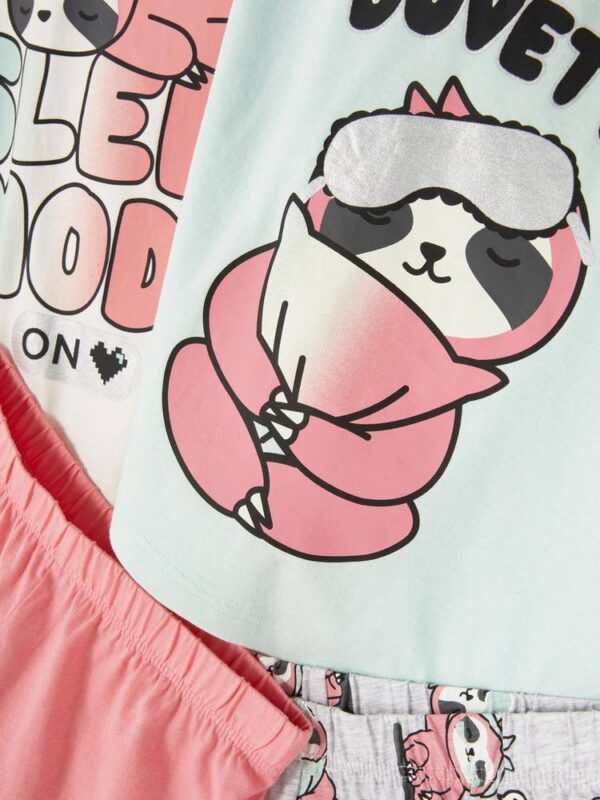 Піжама дитяча весна-літо "Лінивець" Primark котон 1 шт