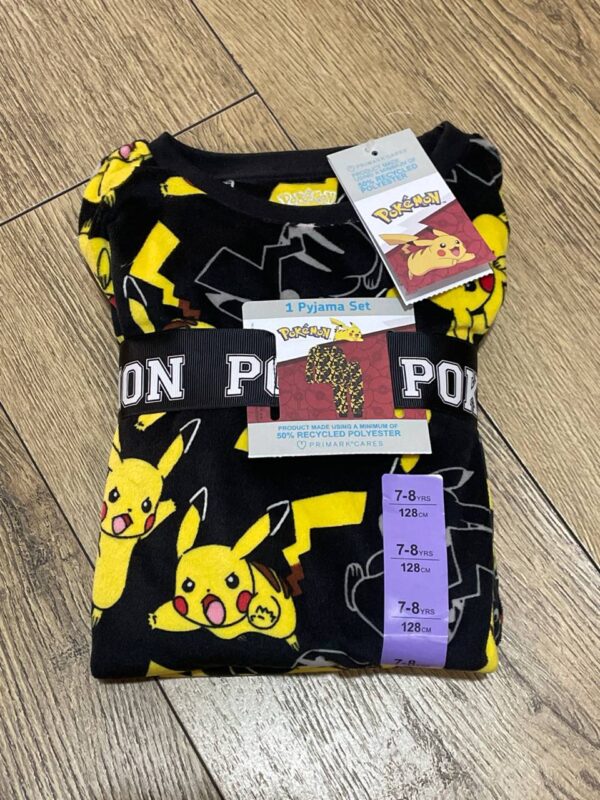 Піжама дитяча Primark "Pokemon/ Пікачу" флісова