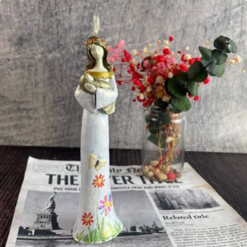 Свічка воскова "Світло материнства" 5C 15 см біла