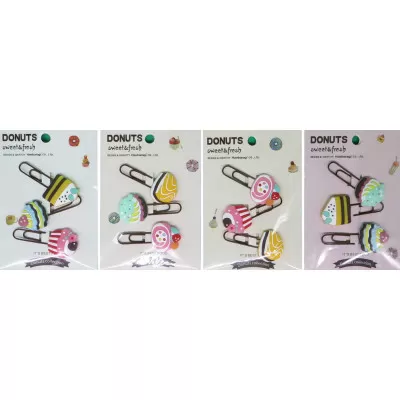 56b41f01-22ec-4d8e-b38c-3724b2442b47.png Закладка-скріпка для книг "Смаколики" 6,3см 3шт