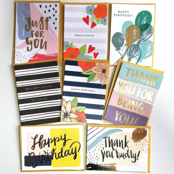 Листівка дизайнерська з конвертом (13,5*9,5 см) мікс