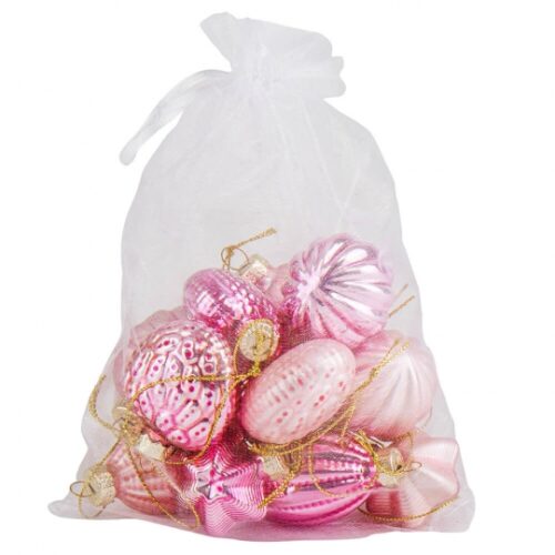 Набір ялинкових іграшок "Карамельки" 6 см/ 12 шт