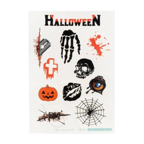 Тимчасове тату на Хелловін "Halloween" 22 шт