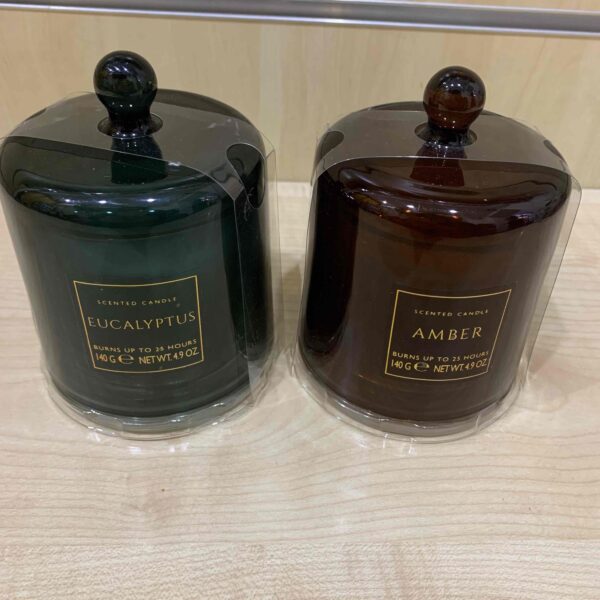 Ароматична свічка Primark зі скляною кришкою 140g