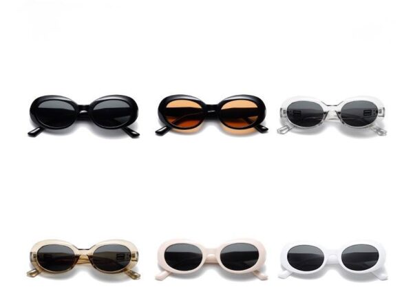 Окуляри жіночі сонцезахисні овальні середні крупна оправа в стилі ретро (10129)