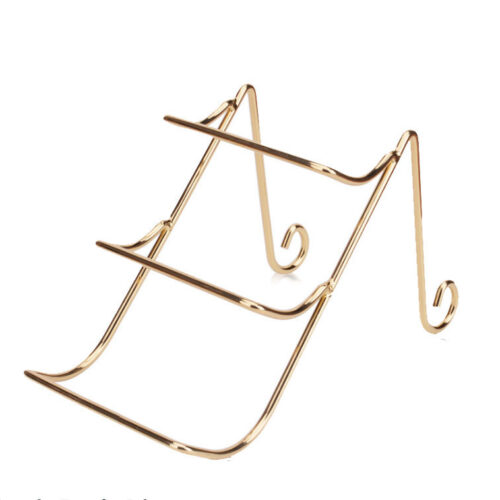 Підставка/ Стійка для вина металева на 3 пляшки, золотий