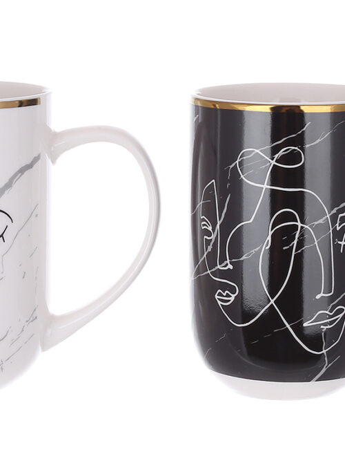 Чашка порцелянова "Marble Face" 510мл