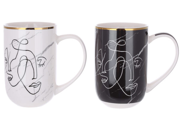 Чашка порцелянова "Marble Face" 510мл