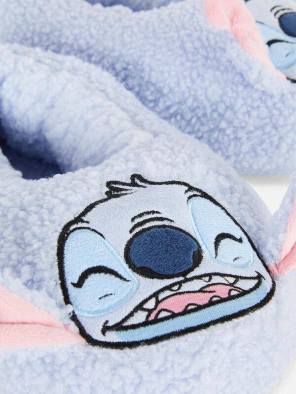 Тапочки-3D жіночі "Стітч/ Stitch" Primark тедді блакитні