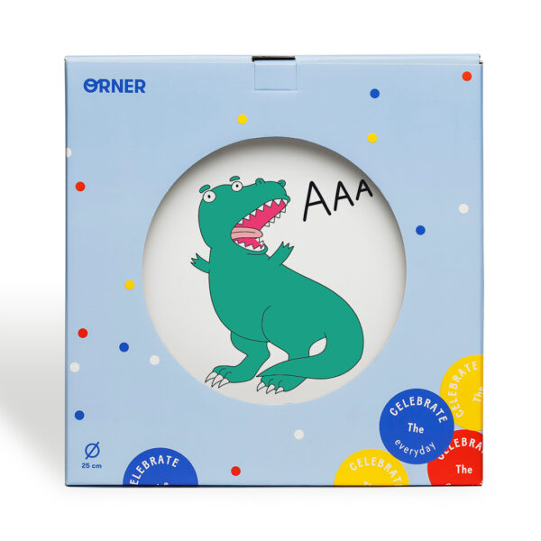 Тарілка Orner “Динозавр ААА» D 25 см