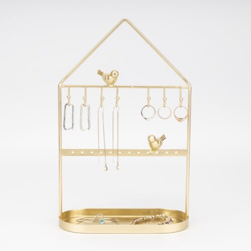 Настільна підставка для прикрас "Золотий будинок" 29 см метал