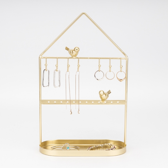 Настільна підставка для прикрас "Золотий будинок" 29 см метал