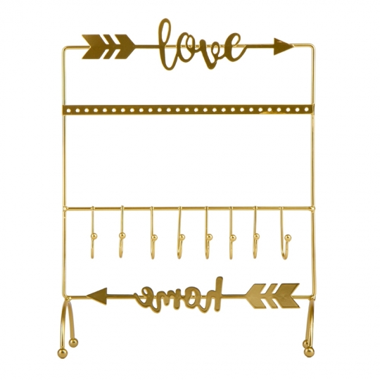 Настільна підставка для прикрас "Love Home" золота