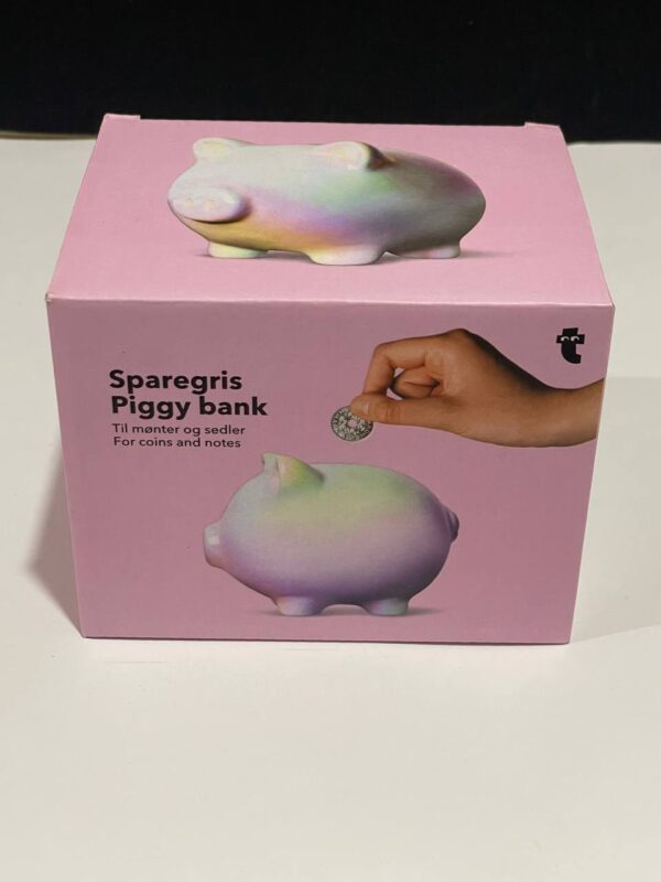 Скарбничка керамічна "Порося" Tiger перламутрова