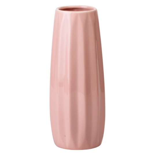 Ваза керамічна "Johanna" 23,5 см рожева