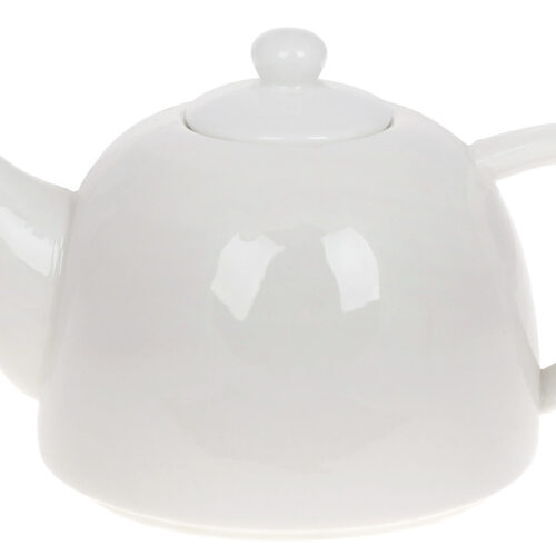 Чайник для заварювання порцеляновий "Чарівність" 900 мл білий