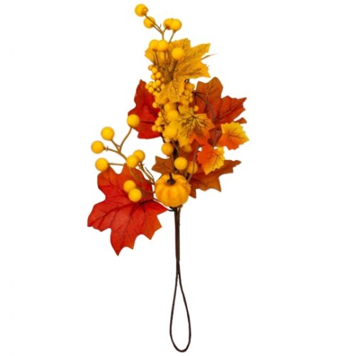 Штучна гілка "Золота осінь" 42 см
