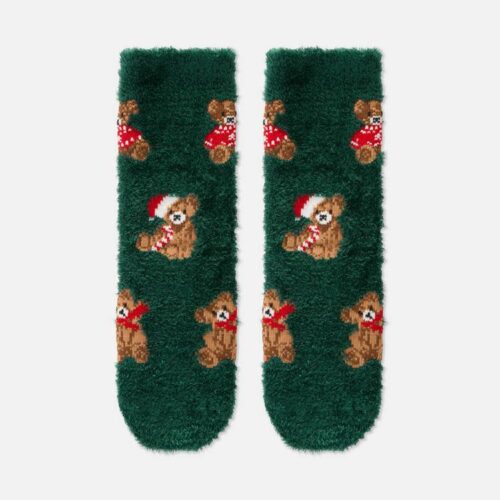 Шкарпетки дитячі м'які "Новорічні Ведмедики" Primark (1 пара)