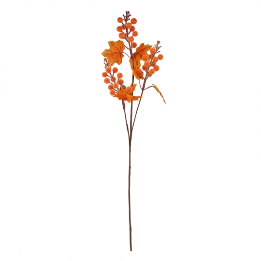 Штучна гілка "Ягідний акцент" 64 см