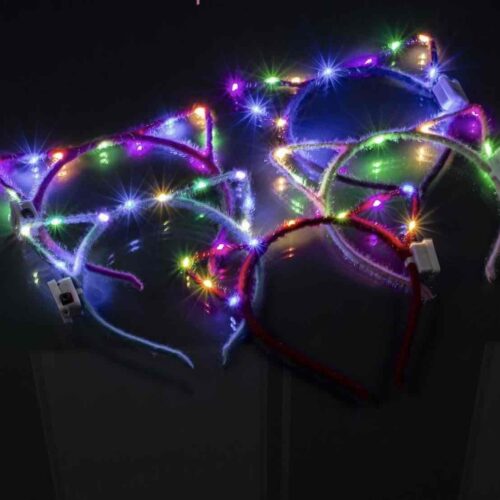 Обруч дитячий "Котик" з підсвіткою