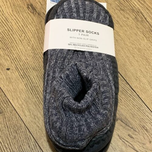 Тапочки-шкарпетки чоловічі "В рубчик" Primark анти-ковзання